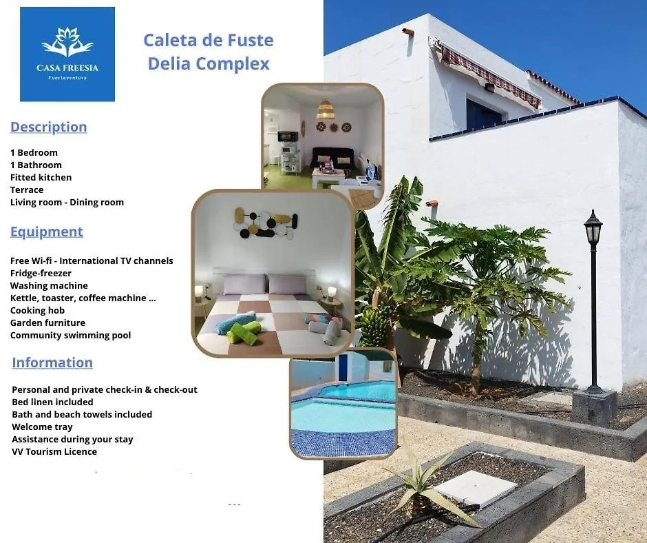 Air-Conditioned Flat Casa Freesia Caleta De Fuste